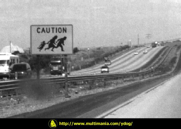 caution stupid people