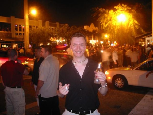 konstantin partying at riverwalk