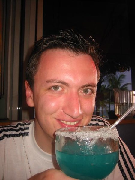 konstantin with 32 oz margarita