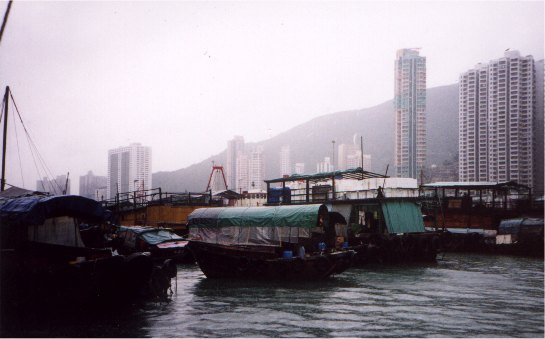 Boat village