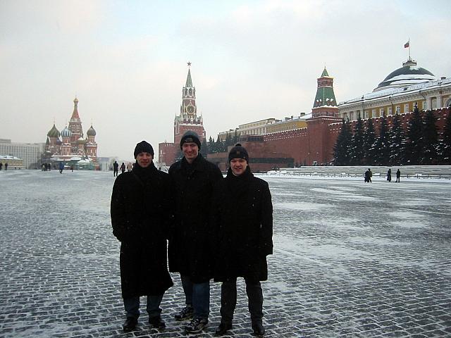 kolya kostya and egor on red square