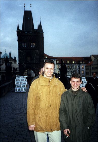 Denis and I on Charles bridge
