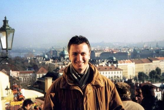 Me and a view of Prague