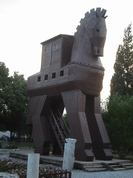 Trojan horse replica
