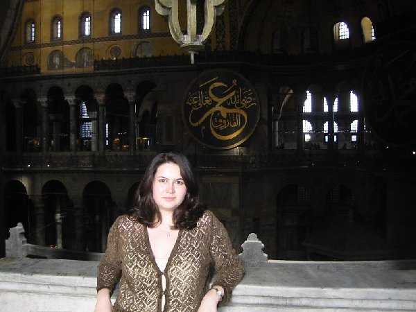 Anastasia inside st Sophia
