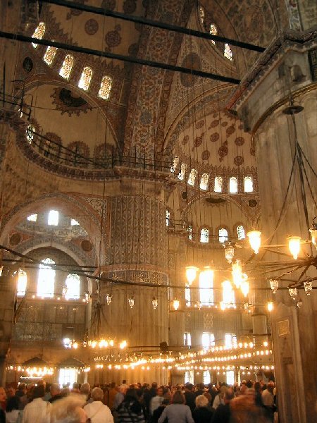 inside blue mosque