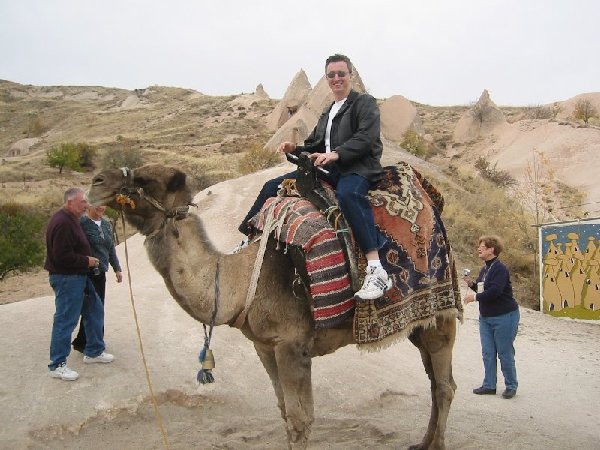 Konstantin on a camel