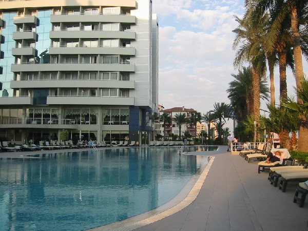 pool by our hotel