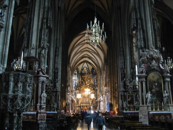 inside st stephan cathedral