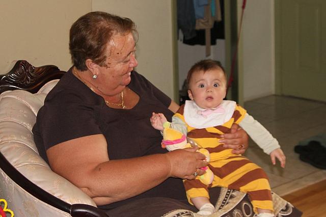 Natalie with grandma Alla