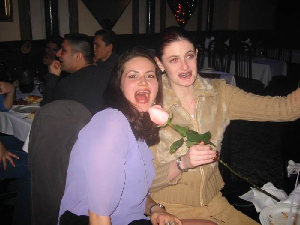 nastya singing to a flower