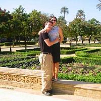 kostya and anastasia in park
