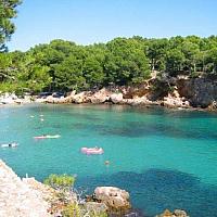 secluded beach