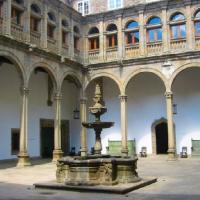 courtyard inside hotel