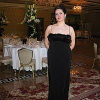 Anastasia at the dinner hall