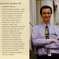 Article about me in Polytechnic brochure