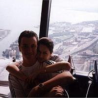 Anastasia and I in CN tower