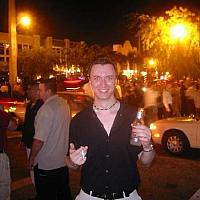 konstantin partying at riverwalk