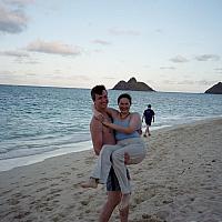 konstantin carrying anastasia on the beach