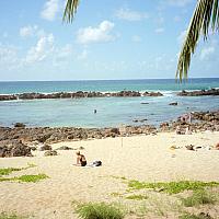 solitary bay on north shore