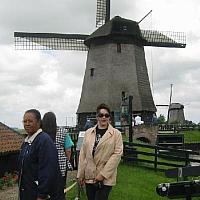 anastasia by a windmill