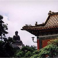 Buddah and the monastery