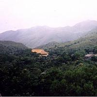 Monastery in mountains of Lantau