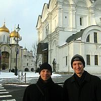 kolya and kostya inside kremlin