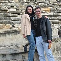 Anastasia and Konstantin in colliseum