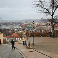 view of prague from prague castle