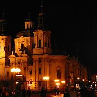 staromestske namesti at night