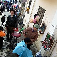 curb-side haircutting