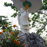 Buddah on marble mountain