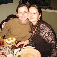 Kathy and Anastasia