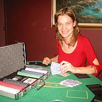 Nastya dealing
