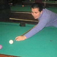 Natasha makes an easy shot