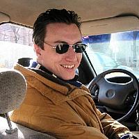 Me in a car