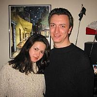 Nastya and I by painting